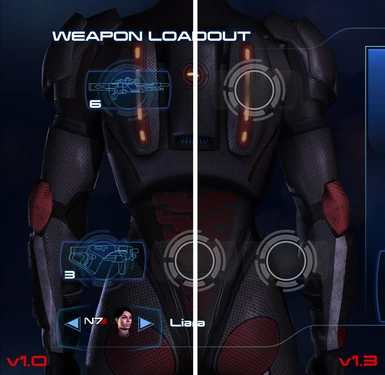 Comparison of versions - Weapon Loadout
