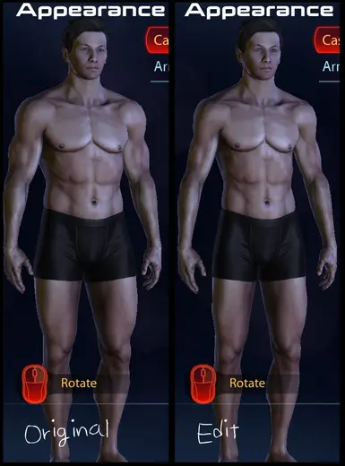 2 New Casual Outfits For Male Shepard And Edited Undies