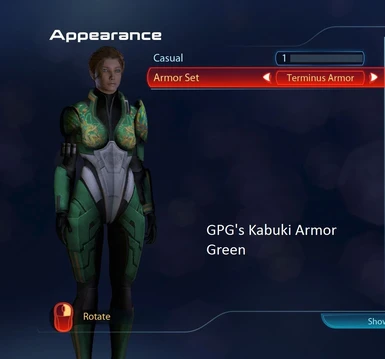 Kabuki Armor Green