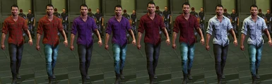 Shirt and Jeans Color Options 2