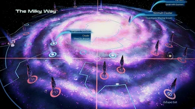 Purple Galaxy Map