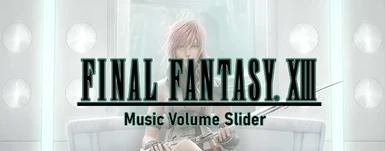 Final Fantasy XIII Music Volume Slider
