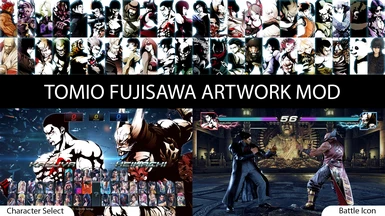 Tekken 7 Tomio Fujisawa Character Select and Battle Icon