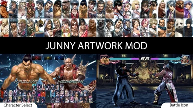 Tekken 7 Junny Character Select and Battle Icon