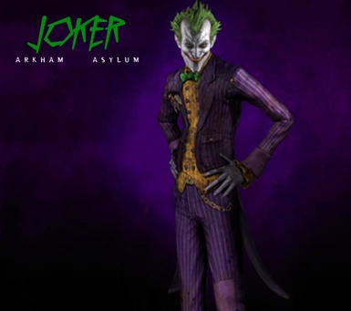 Joker Arkham Asylum Title Splash