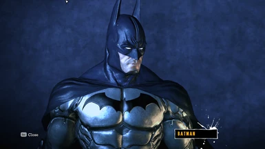 Arkham Asylum armored batsuit skin mod