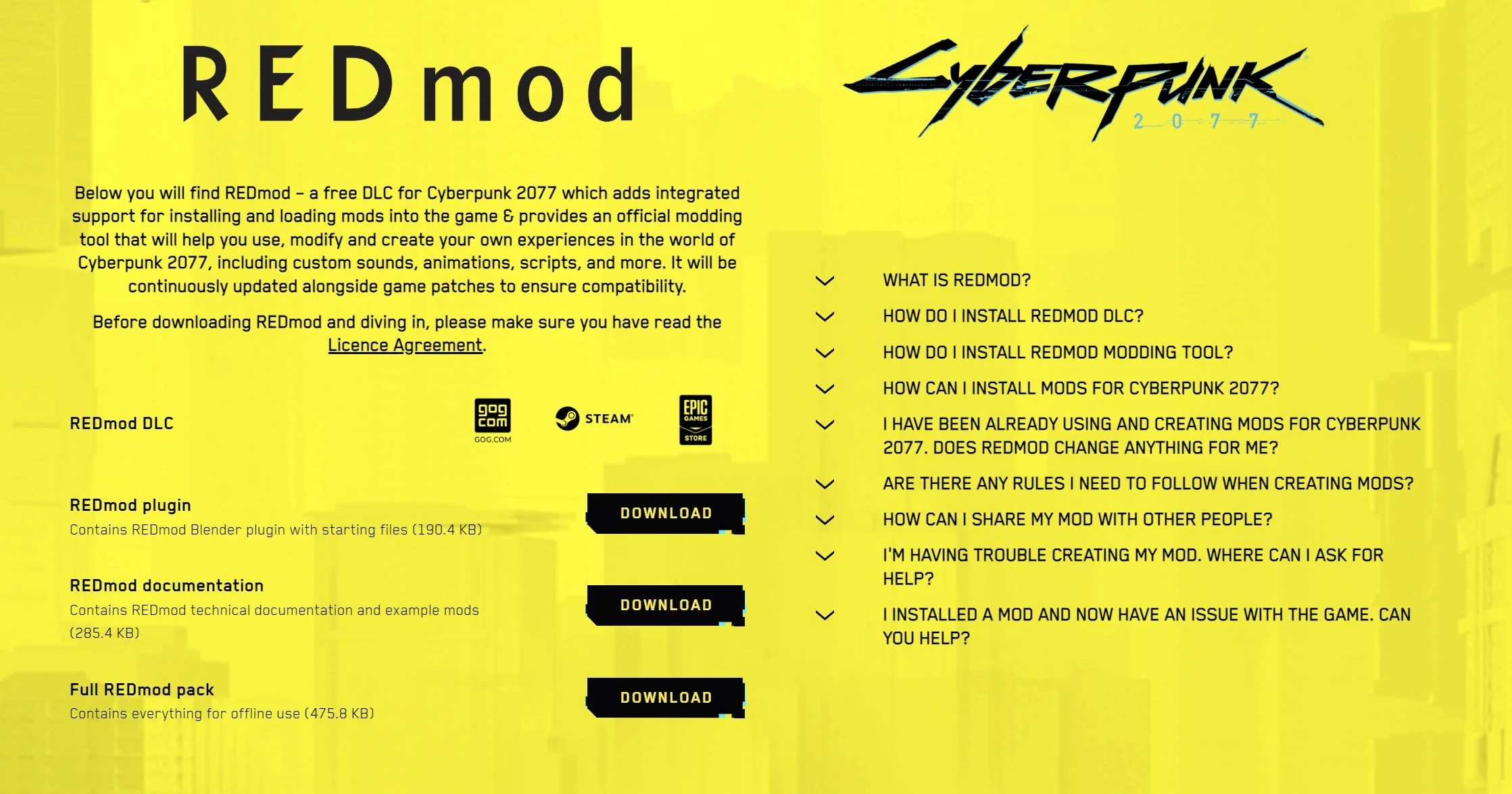 Cyberpunk 2077 mods may add exploits, developer warns