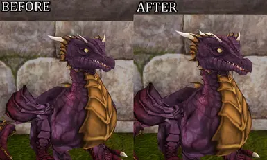 Highlight Affects Dragon Heads