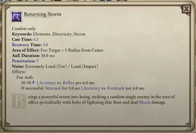 Returning Storm from Pillars of Eternity