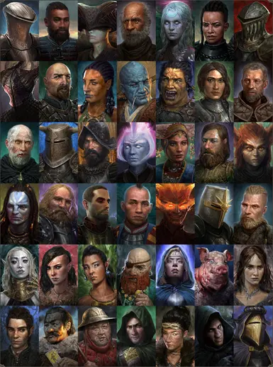 Jaceface Portrait Pack at Pillars of Eternity 2: Deadfire Nexus - Mods ...