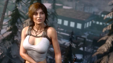 Lara Croft Classic Outfit (Black and White) Version X