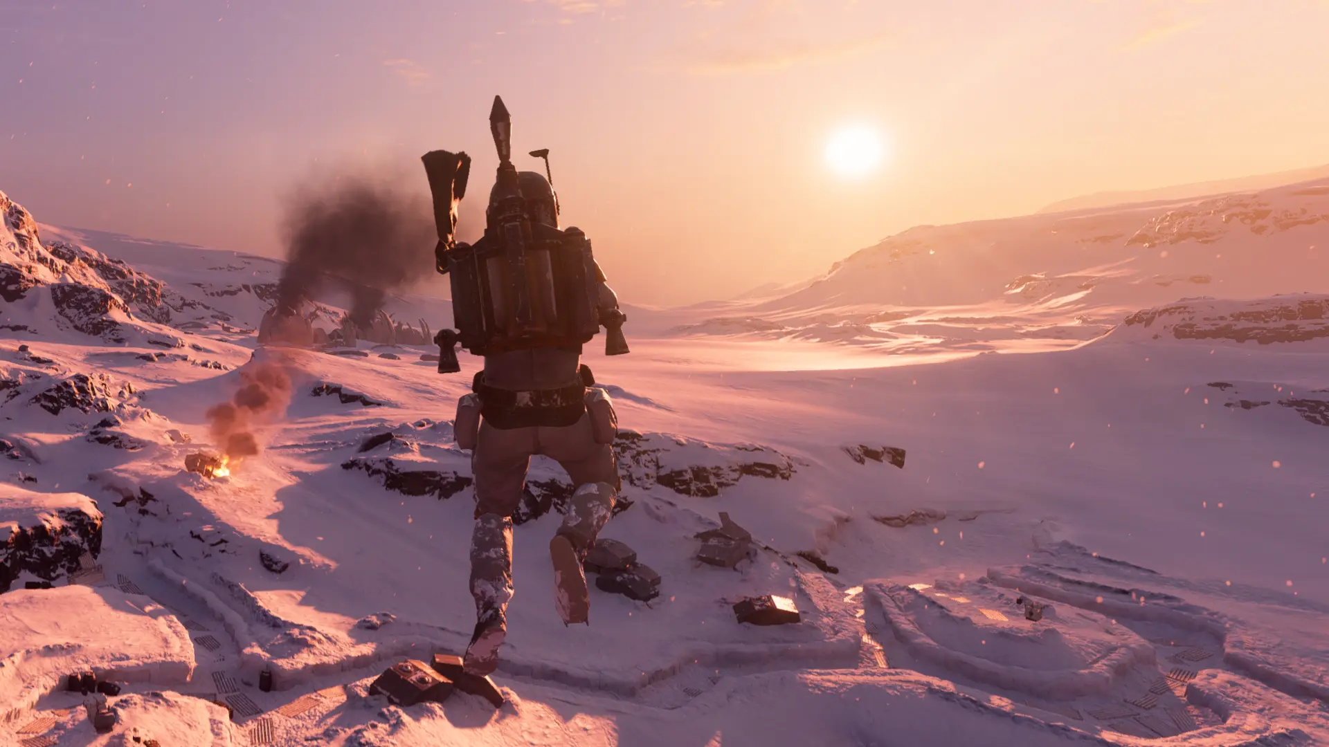 Hoth Sunsets Only At Star Wars: Battlefront Ii (2017) Nexus - Mods And 