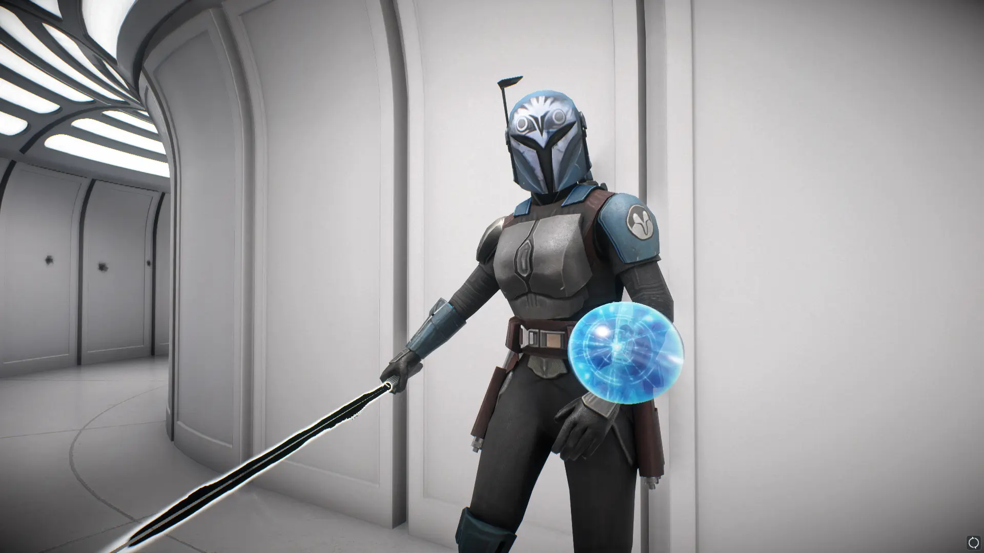 Bo Katan with Darksaber (Rey Replacer) at Star Wars: Battlefront II ...