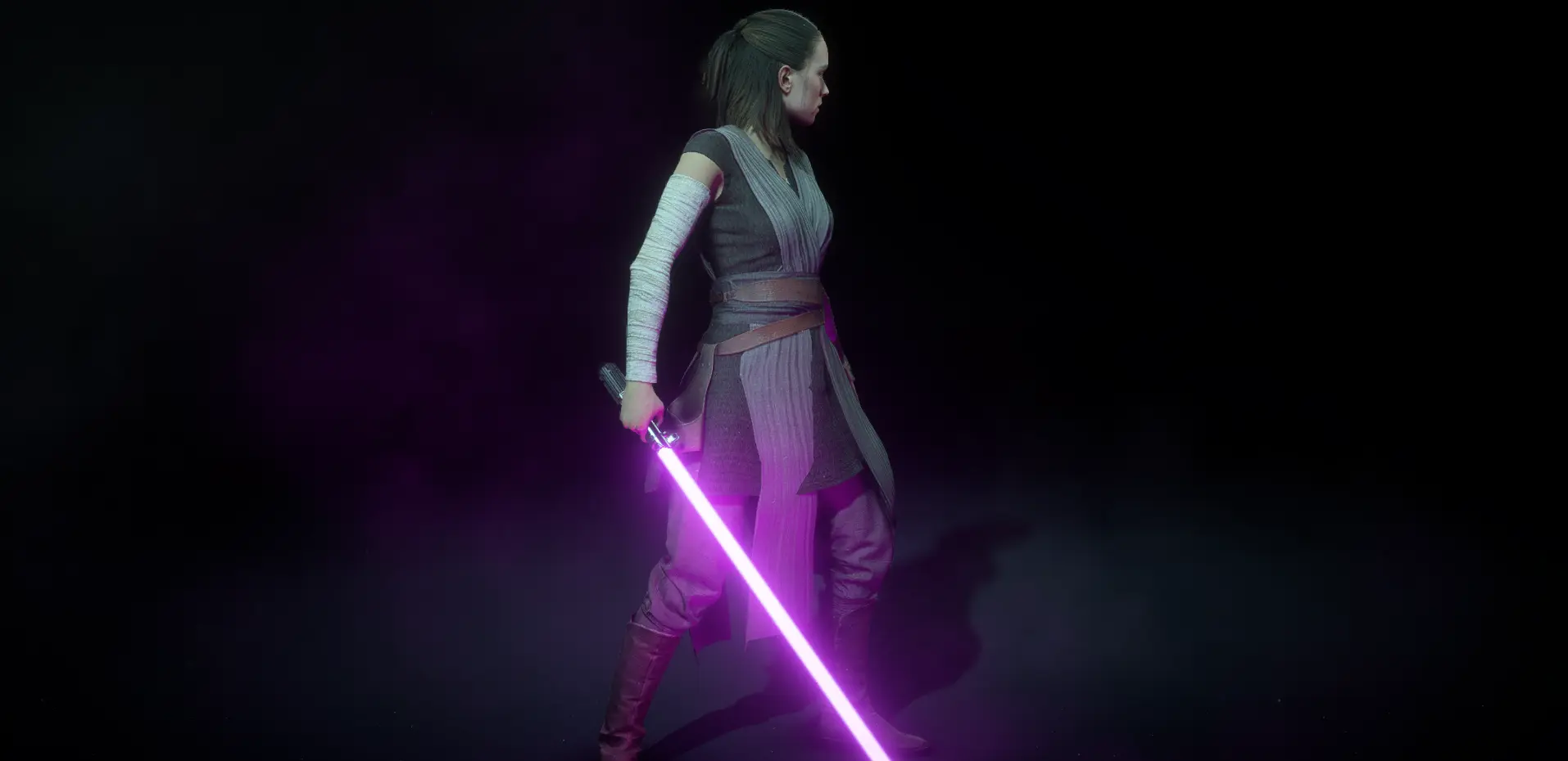 Rey's True Purple Lightsaber At Star Wars: Battlefront Ii (2017) Nexus 