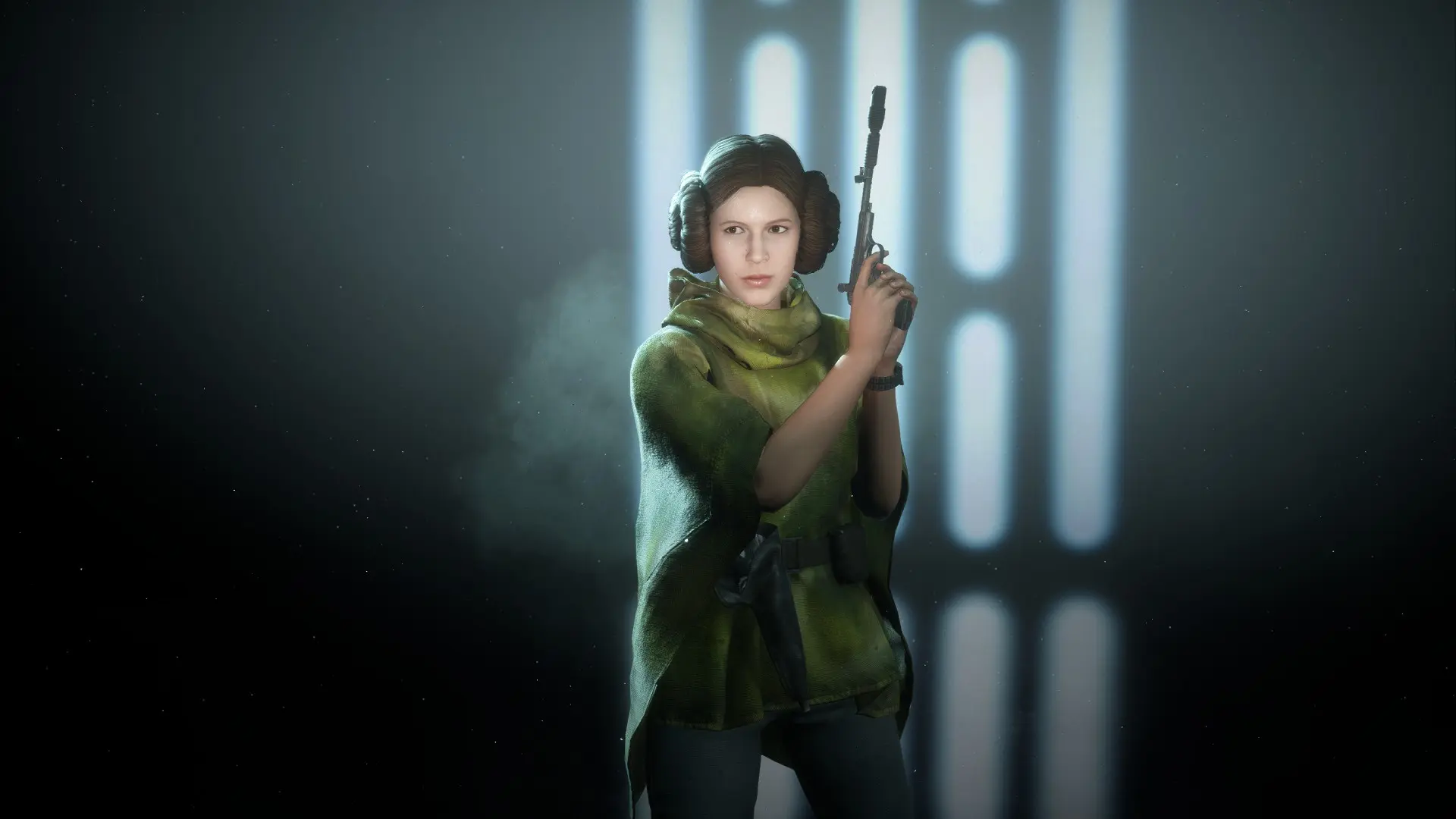 Endor Leia Hair (4 variations) at Star Wars: Battlefront II (2017 ...