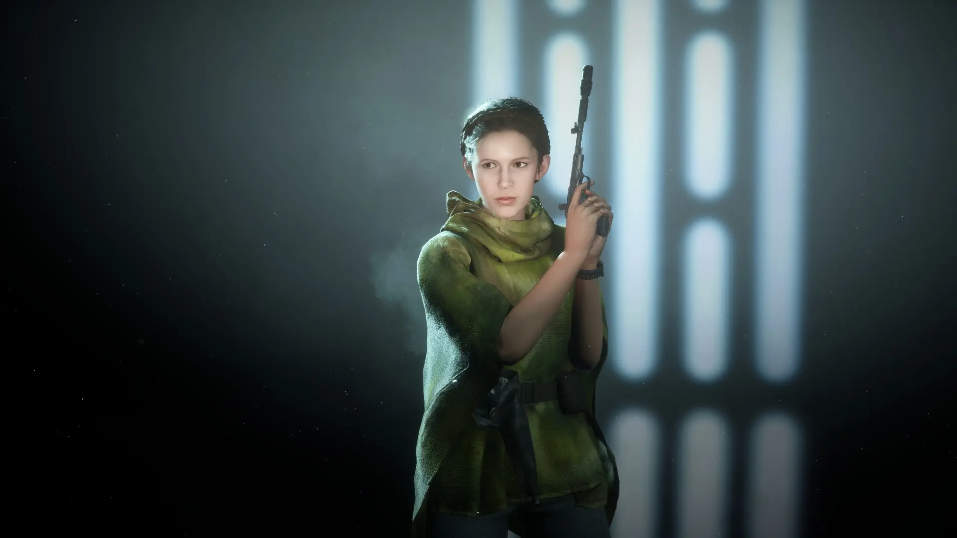 Endor Leia Hair (4 variations) at Star Wars: Battlefront II (2017 ...