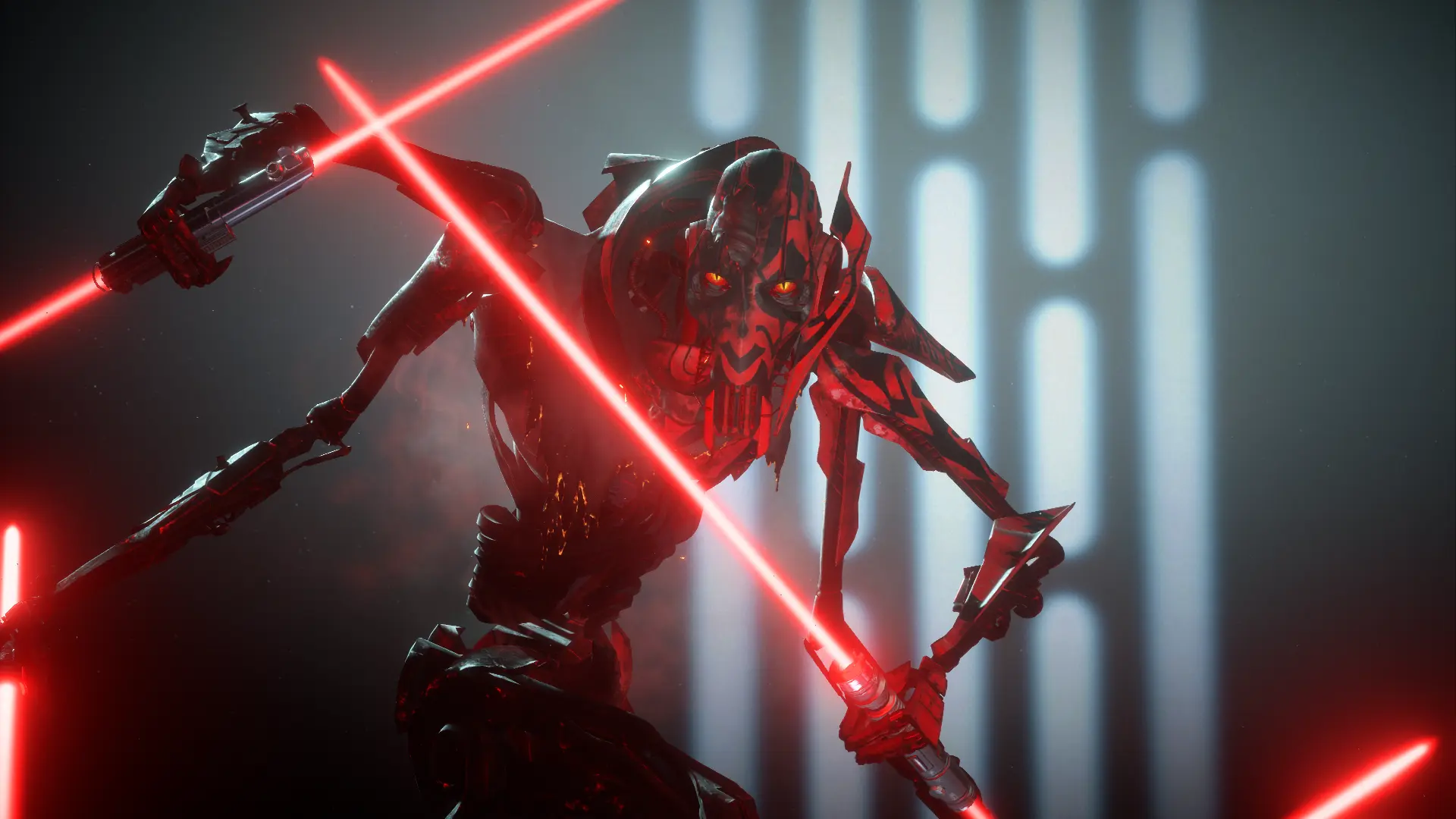general grievous red lightsabers