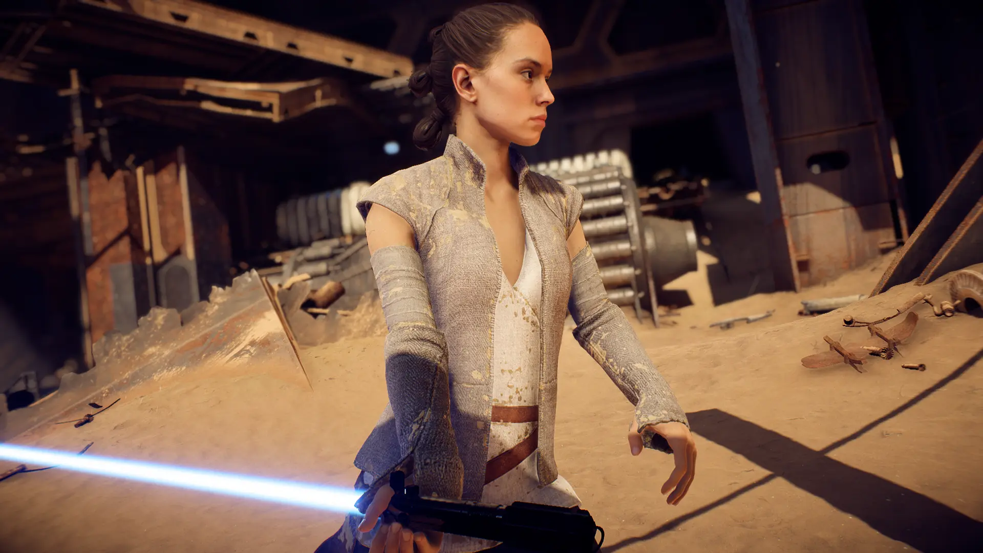 Rey Ahch To Skin Refinement At Star Wars Battlefront Ii 2017 Nexus Mods And Community 4541