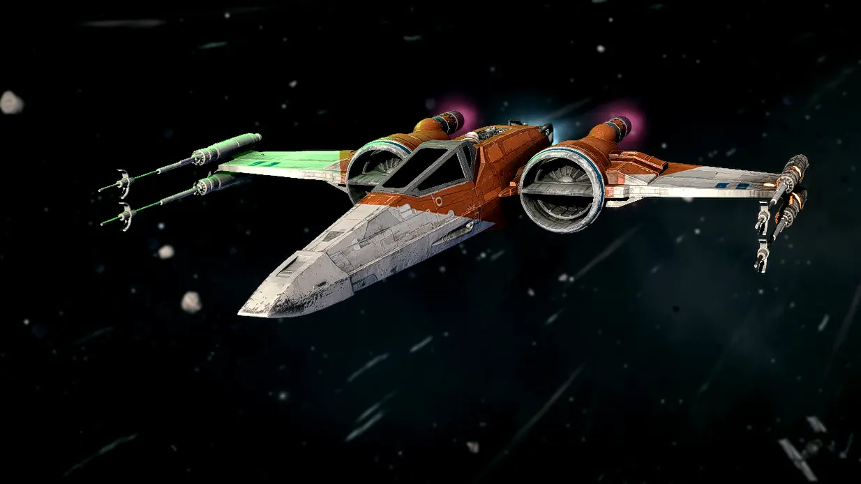 poe dameron's x-wing(the rise of skywalker)