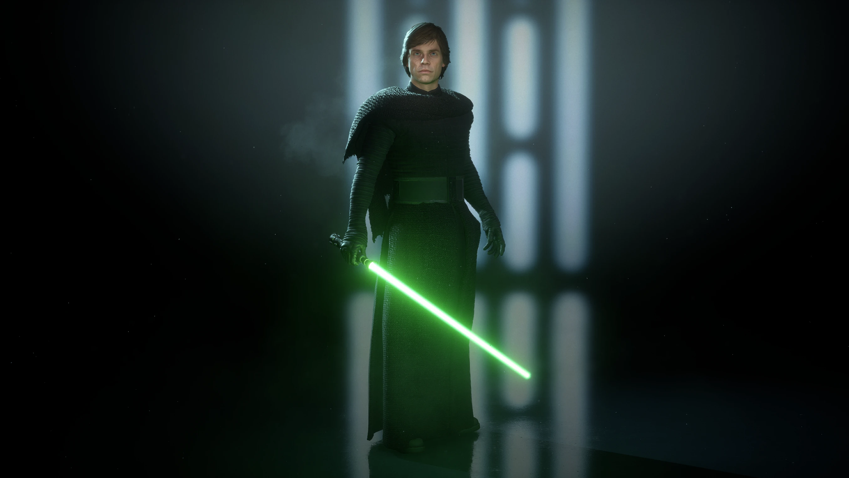 Luke with Kylo's Robes without Mask and Hood at Star Wars: Battlefront ...