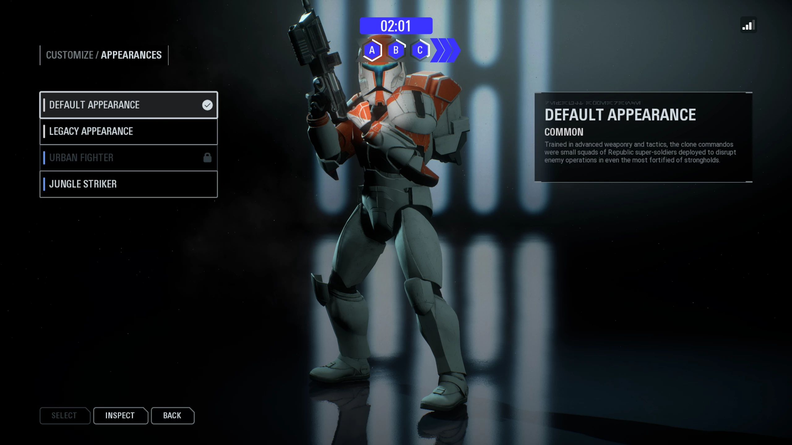 Delta Squad reskins Clone Commando at Star Wars: Battlefront II (2017