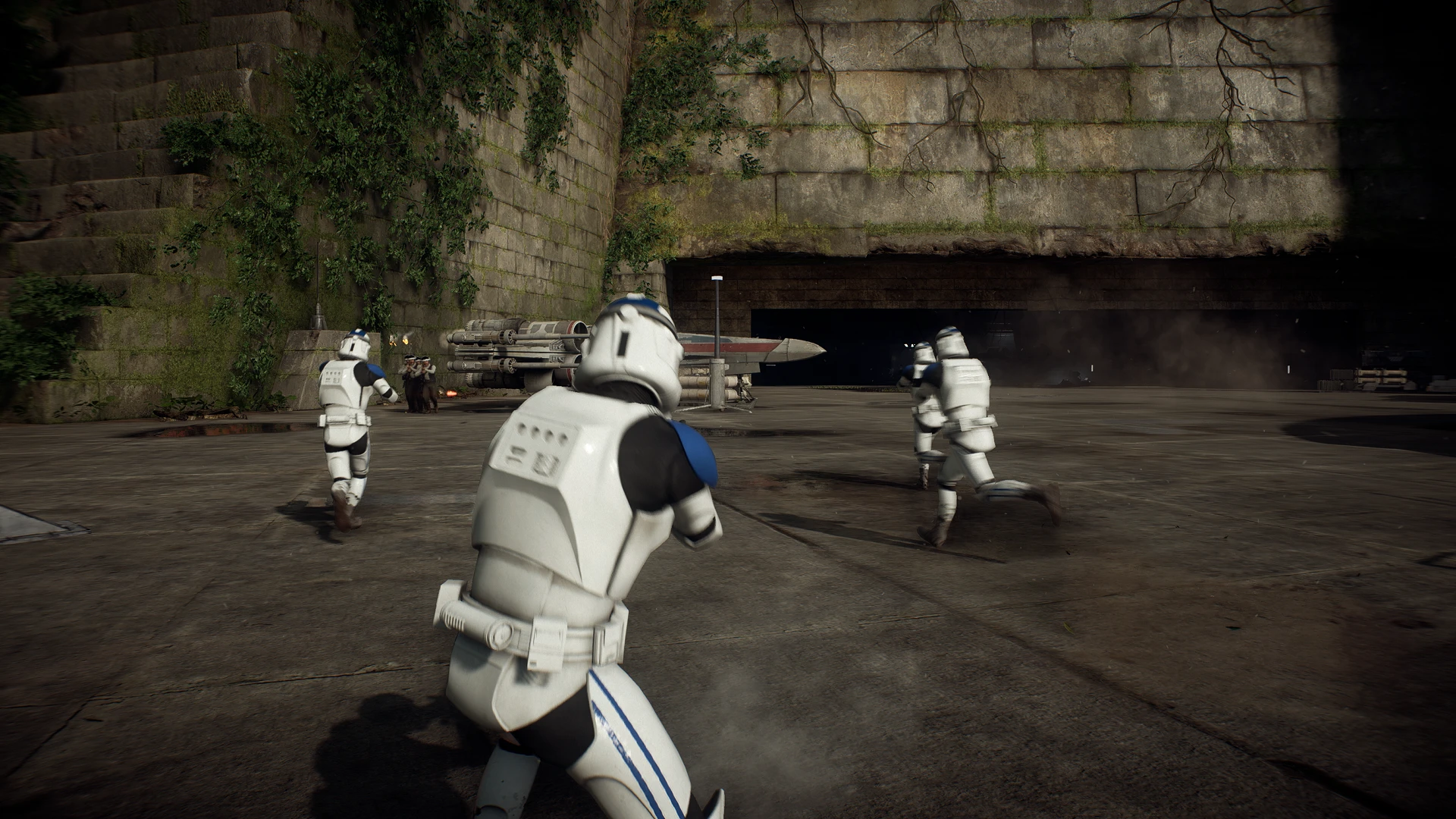 clones and stormtroopers