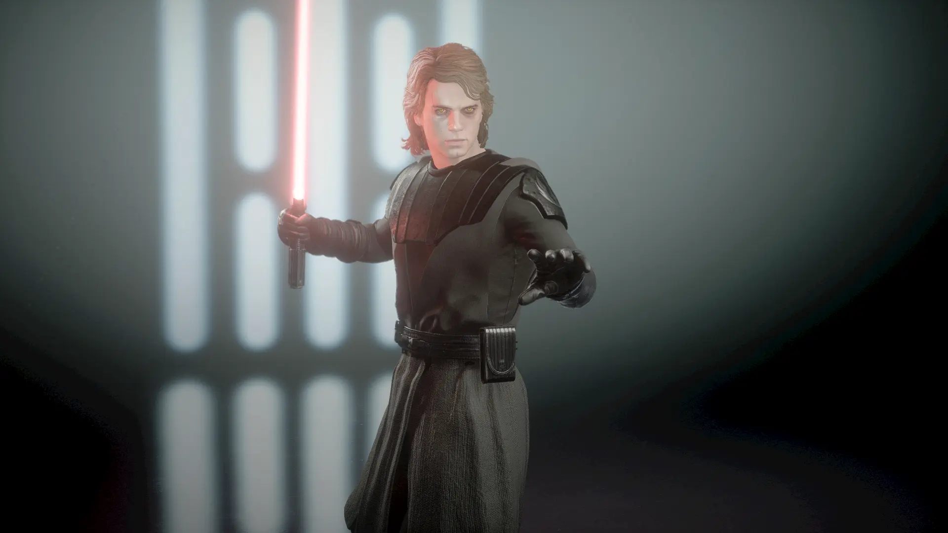 Anakin with Vaders red saber at Star Wars: Battlefront II (2017) Nexus ...