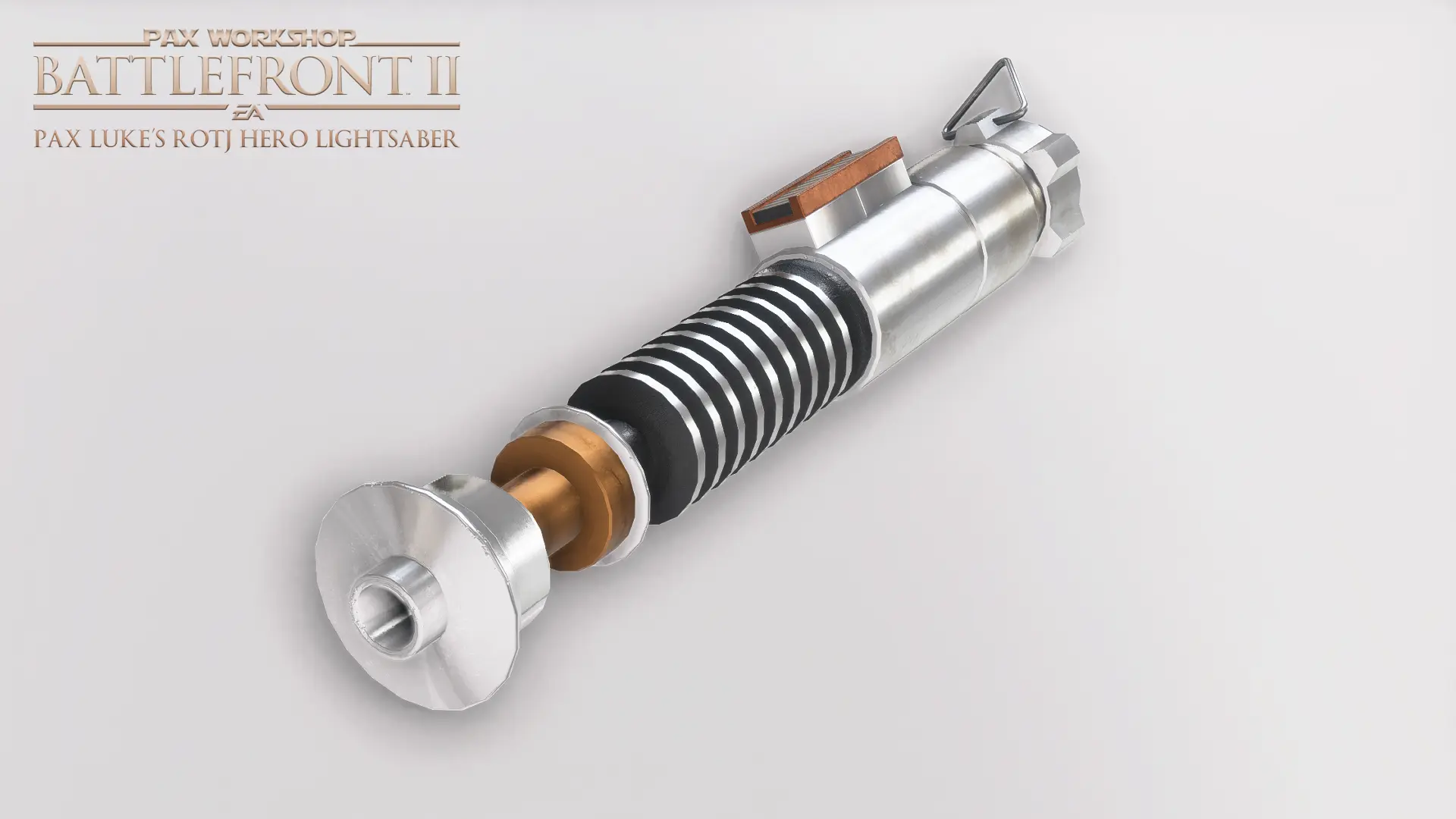 Pax Luke's Rotj Hero Lightsaber At Star Wars: Battlefront Ii (2017 