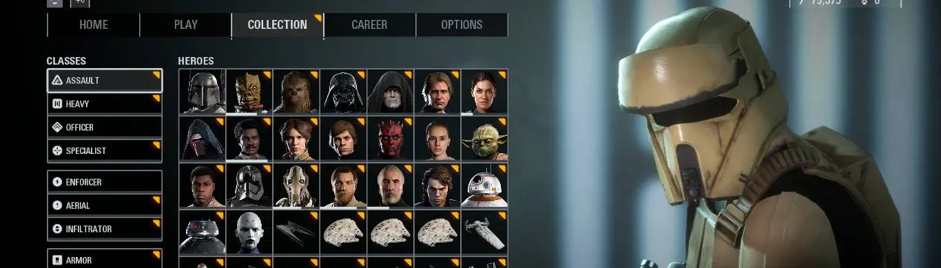 In-Game Skin Changer Mod at Star Wars: Battlefront II Nexus - Mods and  community