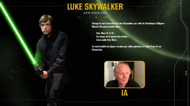 VRAIE VF pour Luke Skywalker (IA)