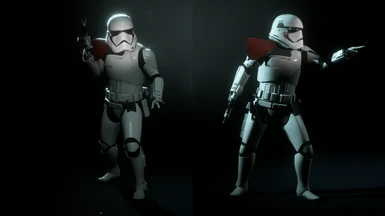 First Order Stormtrooper Commander (Snow trooper and Officer Replacer)