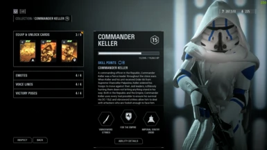 Commander Keller Text Edits