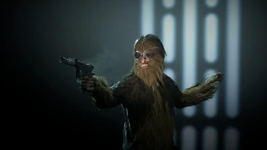 Han's Failed Wookie Costume