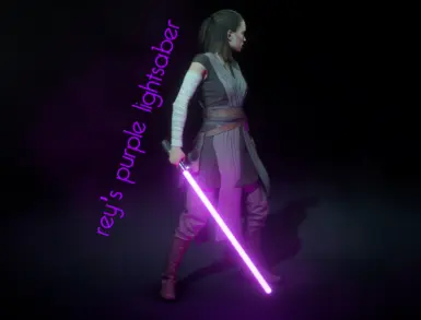 Rey's TRUE Purple Lightsaber at Star Wars: Battlefront II (2017) Nexus ...