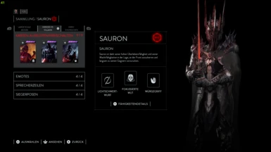 Sauron Portrait and Text Edits