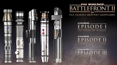 PAX Anakin's High Poly Lightsabers