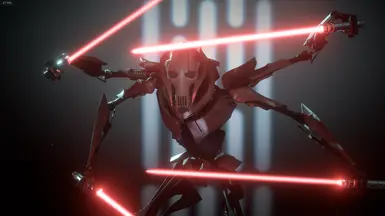 General grievous sale red lightsaber