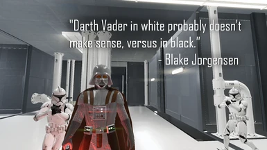 Darth Vader in White
