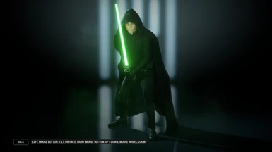 Luke with Vader Cape