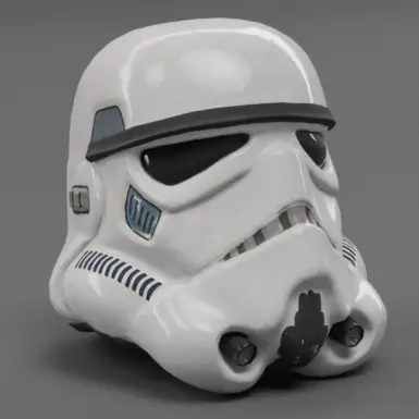 stormtrooper helmet 2d