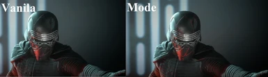  Mod in the game menu before and after