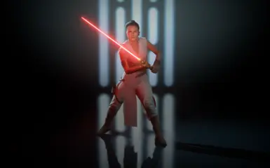 rey's red lightsaber