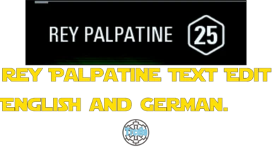 Rey Palpatine Text Edit