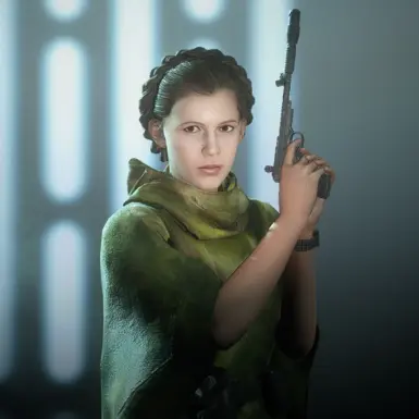 Leia Endor Appearance without Helmet at Star Wars: Battlefront II (2017 ...