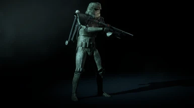 Mimban Trooper with Pauldron and Backpack