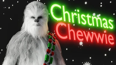 Christmas Snow Chewbacca