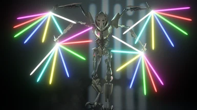 Grievous With Too Many Sabers