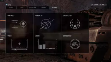 Options tab
