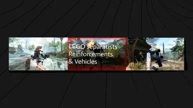 Lego separatist reinforcements vehicles and weapons
