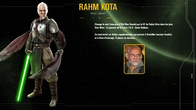 VF pour Rahm Kota (Obi-Wan)